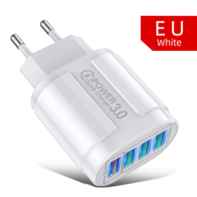 Single-port Fast Charging Smart Phone Plastic Charger Multi-Specification