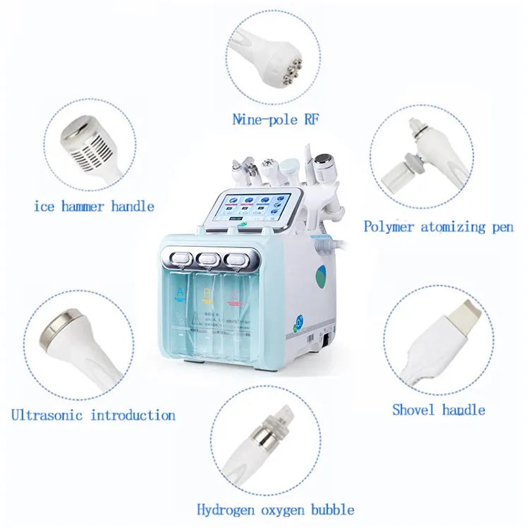 Dermabrasion cleaning 7 in 1 H2O2 AquaSure H2 Anti Aging Skin Care Aqua Peel Facial Beauty Machine