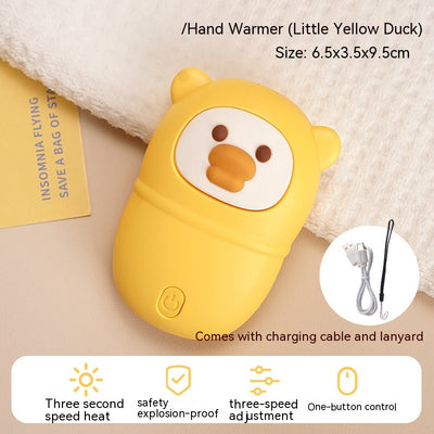 Power Bank Two-in-one Cartoon Mini Heating Pad