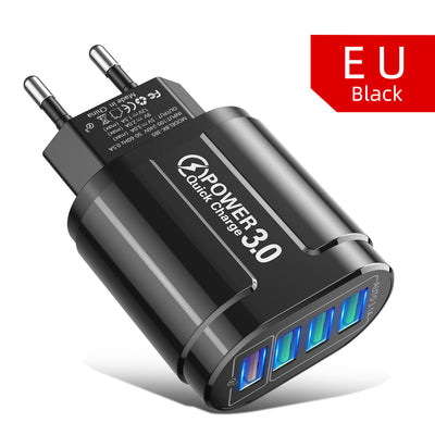 Single-port Fast Charging Smart Phone Plastic Charger Multi-Specification