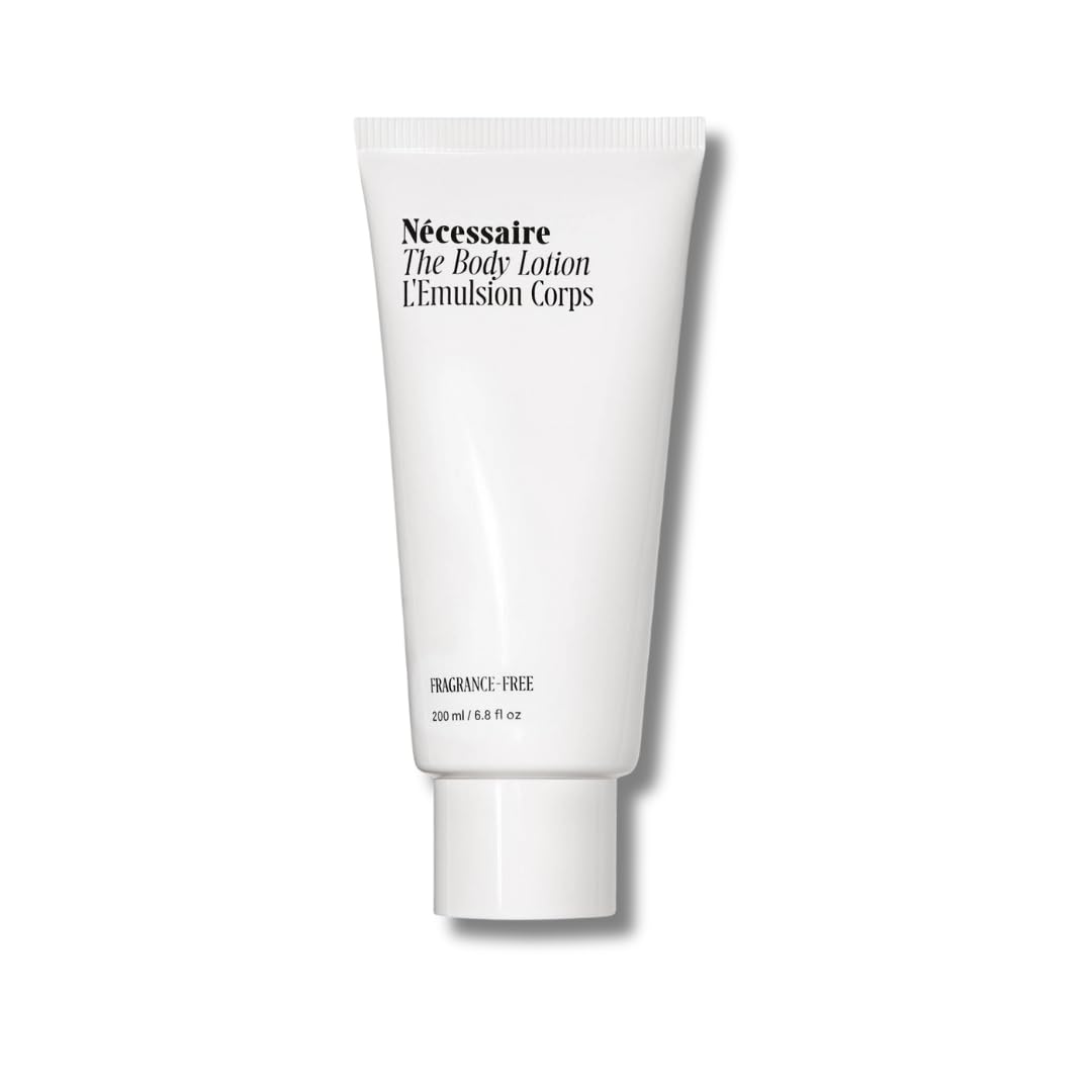 Nécessaire Firming Body Lotion - 5 Peptides, Niacinamide, Vitamin C/E, 200ml/6.8 fl oz, Fragrance-Free/