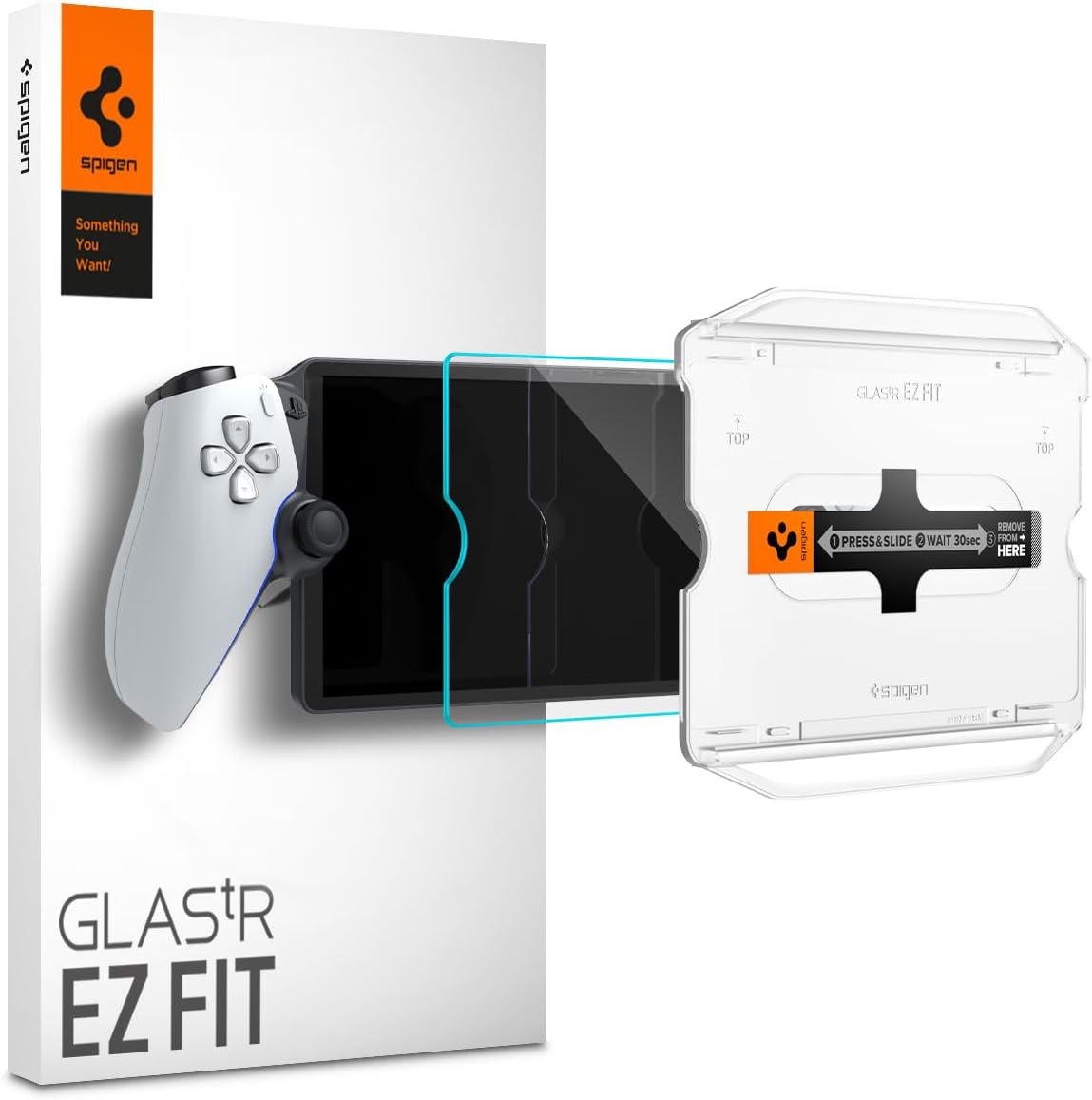 Spigen Tempered Glass Screen Protector for PlayStation Portal Remote - 1 Pack