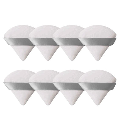 8 Pieces Triangle Powder Puff Face Soft Triangle Makeup Puff Velour Cosmetic Foundation Blender Sponge Beauty Makeup Tools