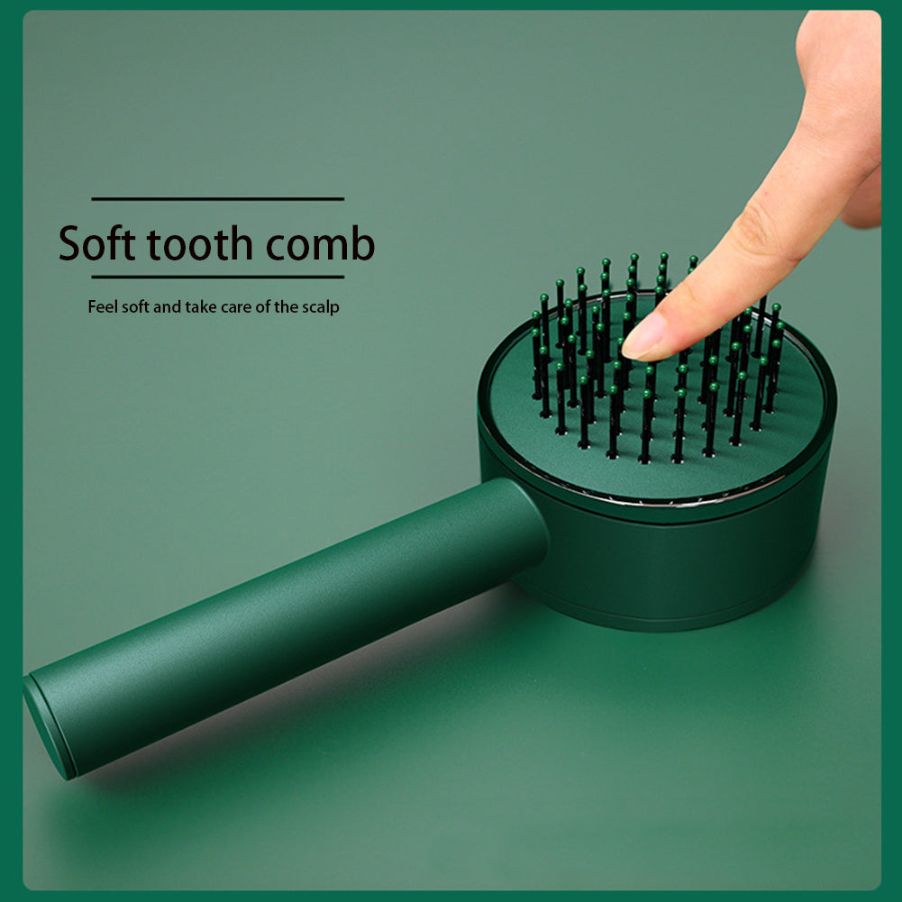 One-key Self-cleaning Hair Brush Anti-Static Airbag Massage Comb
