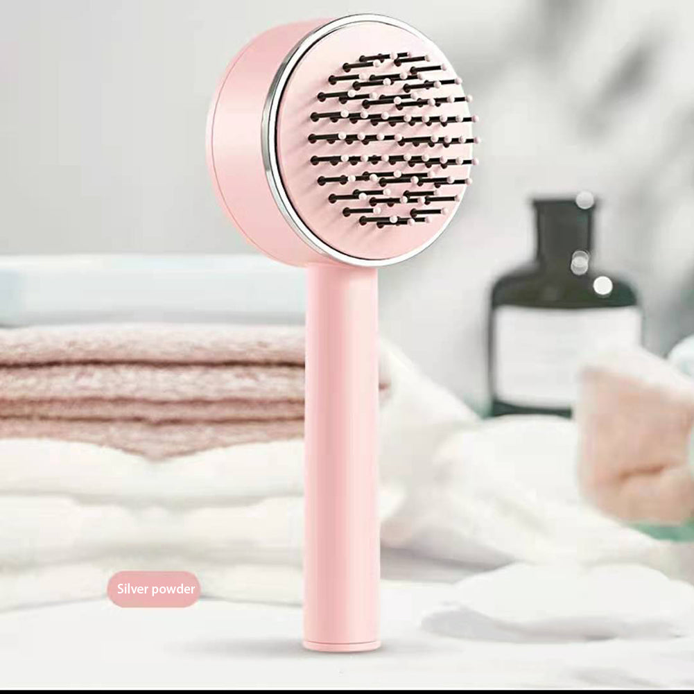 One-key Self-cleaning Hair Brush Anti-Static Airbag Massage Comb