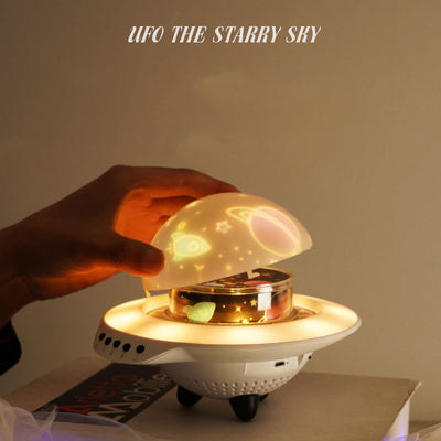 UFO Star Night Light Projector for Kids Creative Toys Stars Projection Lamp Adult Sleep Helper