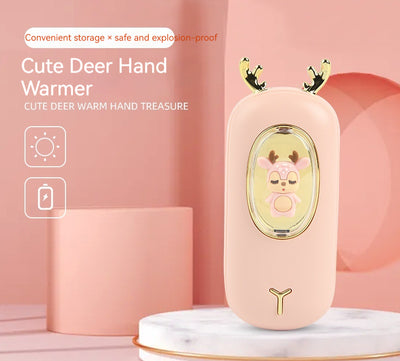 Power Bank Two-in-one Cartoon Mini Heating Pad