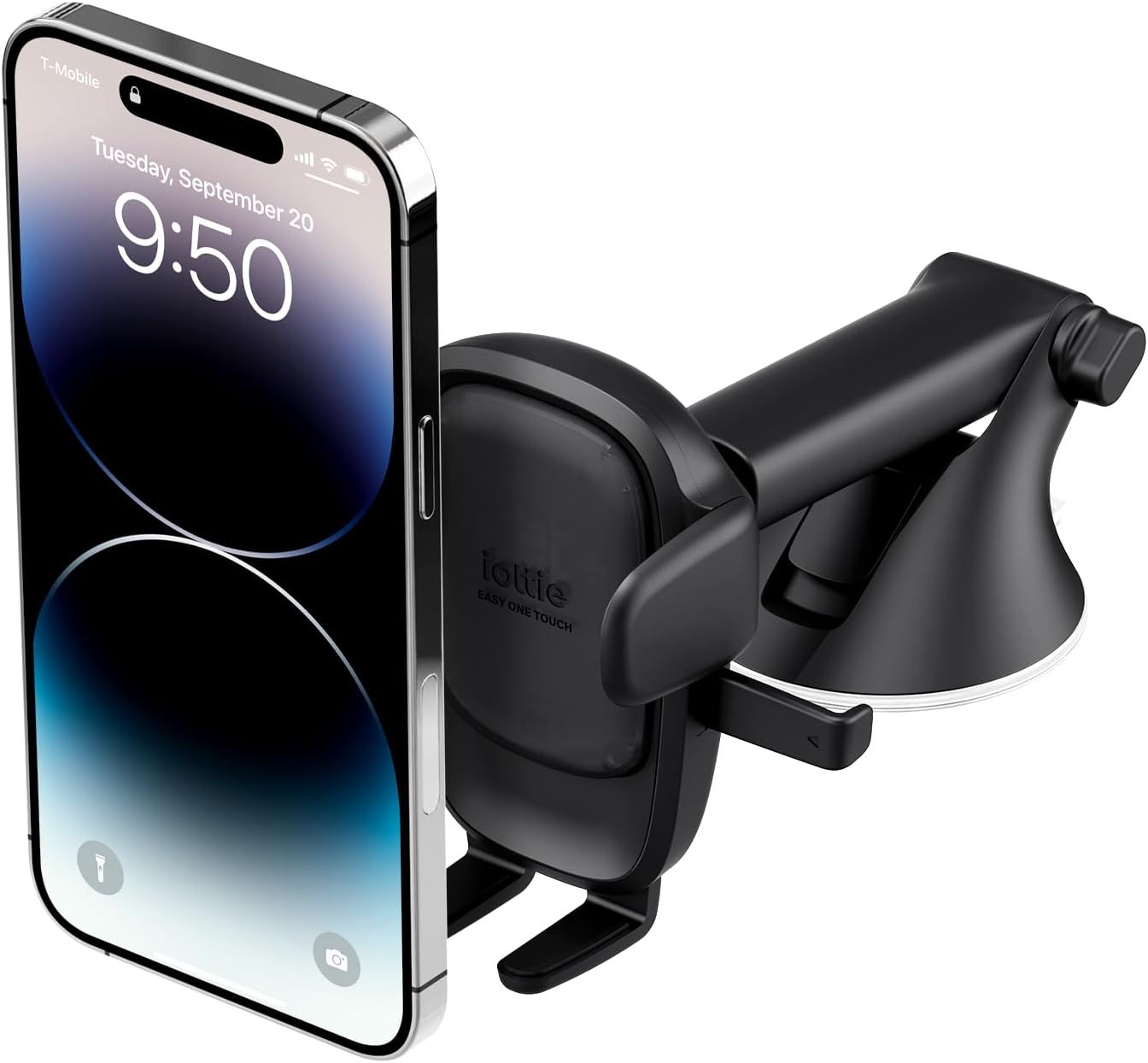 iOttie Easy One Touch 6 Car Mount - Dashboard & Windshield Phone Holder, Universal for Smartphones"