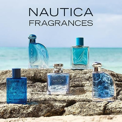 NAUTICA Classic EDT for Men - Citrusy, Earthy Scent, 3.4 Fl Oz