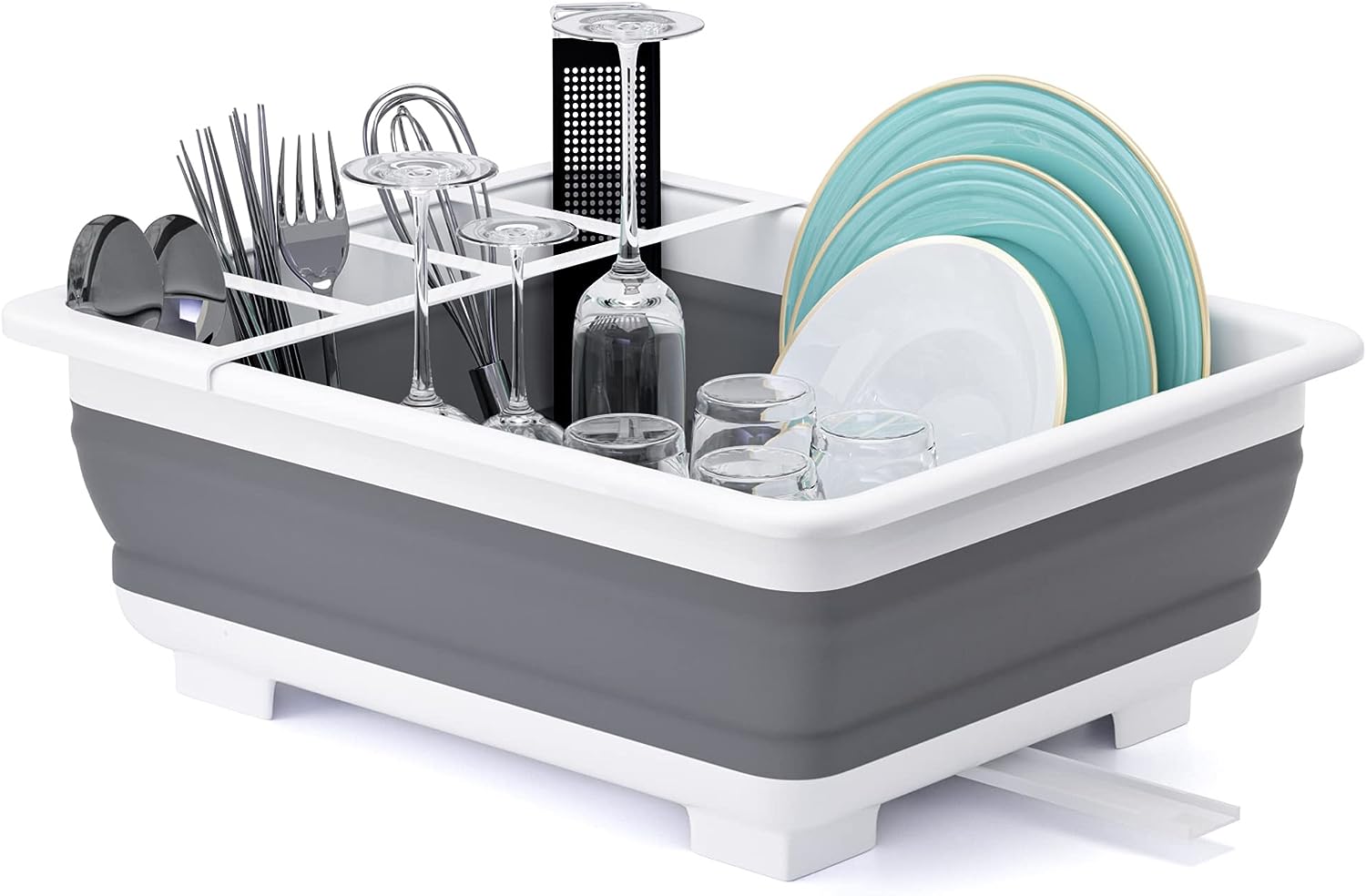 Collapsible Dish Drying Rack - Portable Kitchen Organizer, Space-Saving, for RV, Campers, Travel