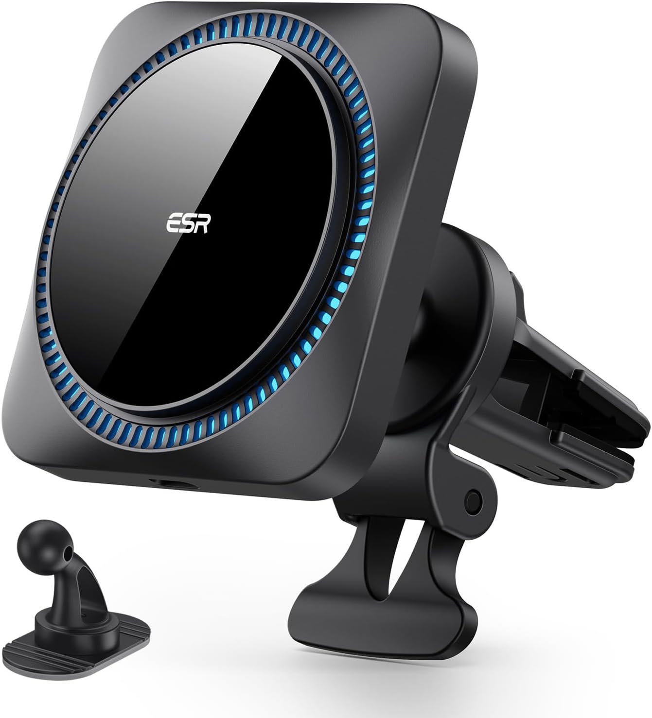 ESR MagSafe Car Mount Charger - CryoBoost Cooling, Fast Wireless Charger for iPhone 15/14/13/12