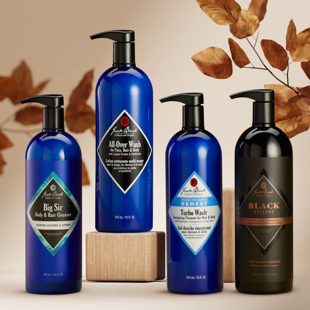 Jack Black All-Over Wash - Men’s Face, Hair & Body Cleanser