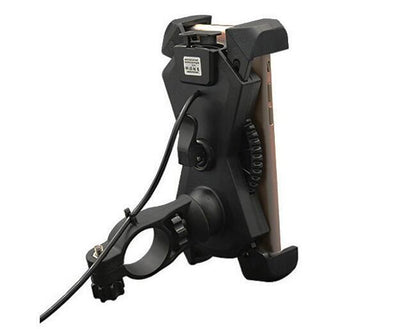 Motorcycle Retractable Mobile Phone Holder USB Car Charger