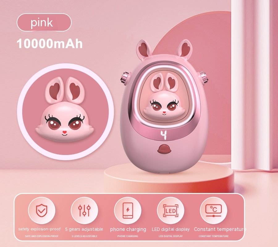 Power Bank Two-in-one Cartoon Mini Heating Pad