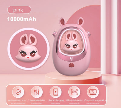 Power Bank Two-in-one Cartoon Mini Heating Pad