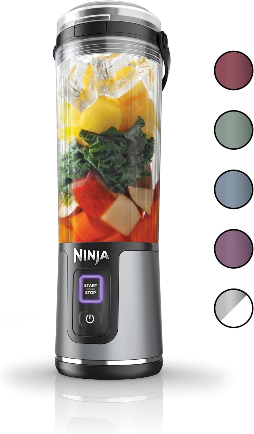 Ninja BC151BK Blast Portable Blender - Cordless, 18oz, BPA-Free, USB-C Rechargeable, Dishwasher Safe, Black