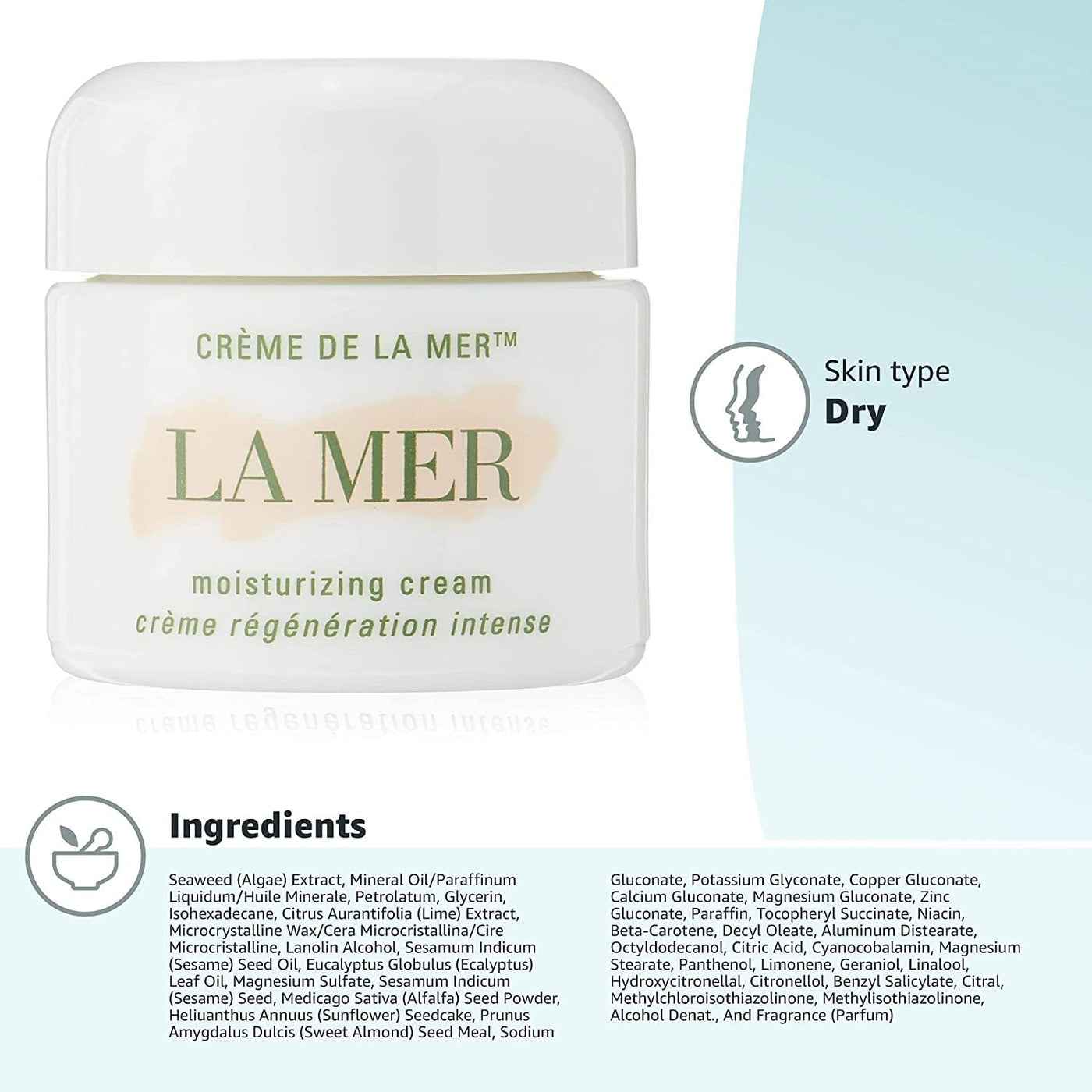 LA MER | Creme de La Mer, Moisturizing cream 2OZ , white