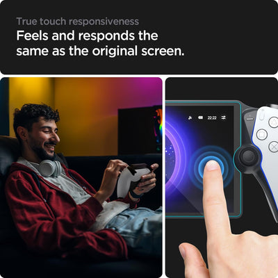Spigen Tempered Glass Screen Protector for PlayStation Portal Remote - 1 Pack
