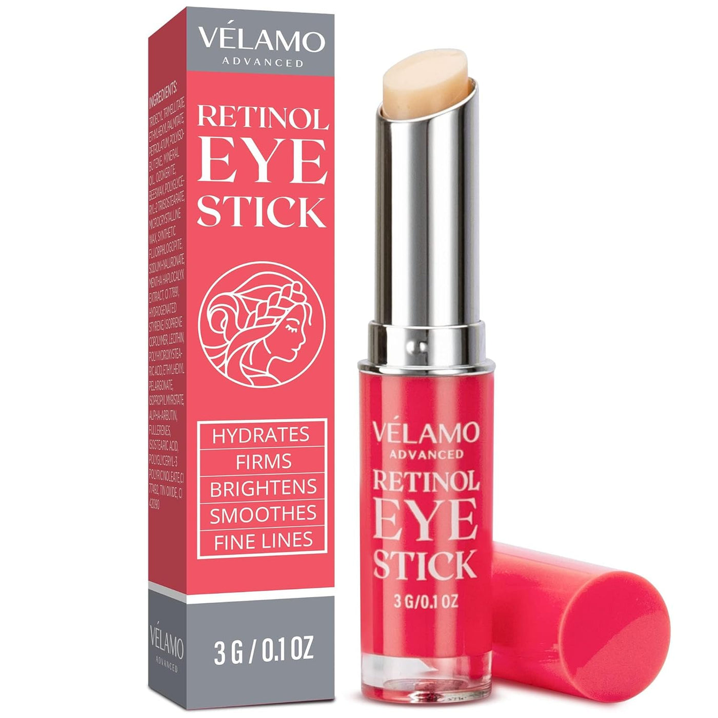 Retinol Eye Stick - Anti-Aging Cream, Reduces Lines, Dark Circles, Visible Results in 3-4 Weeks