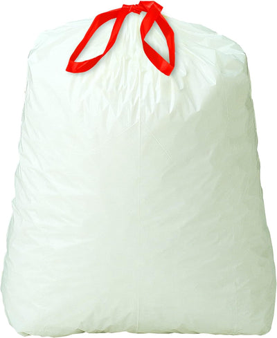 Tall Kitchen Drawstring Trash Bags, 13 Gallon, Unscented, 120 Count (Previously Solimo)