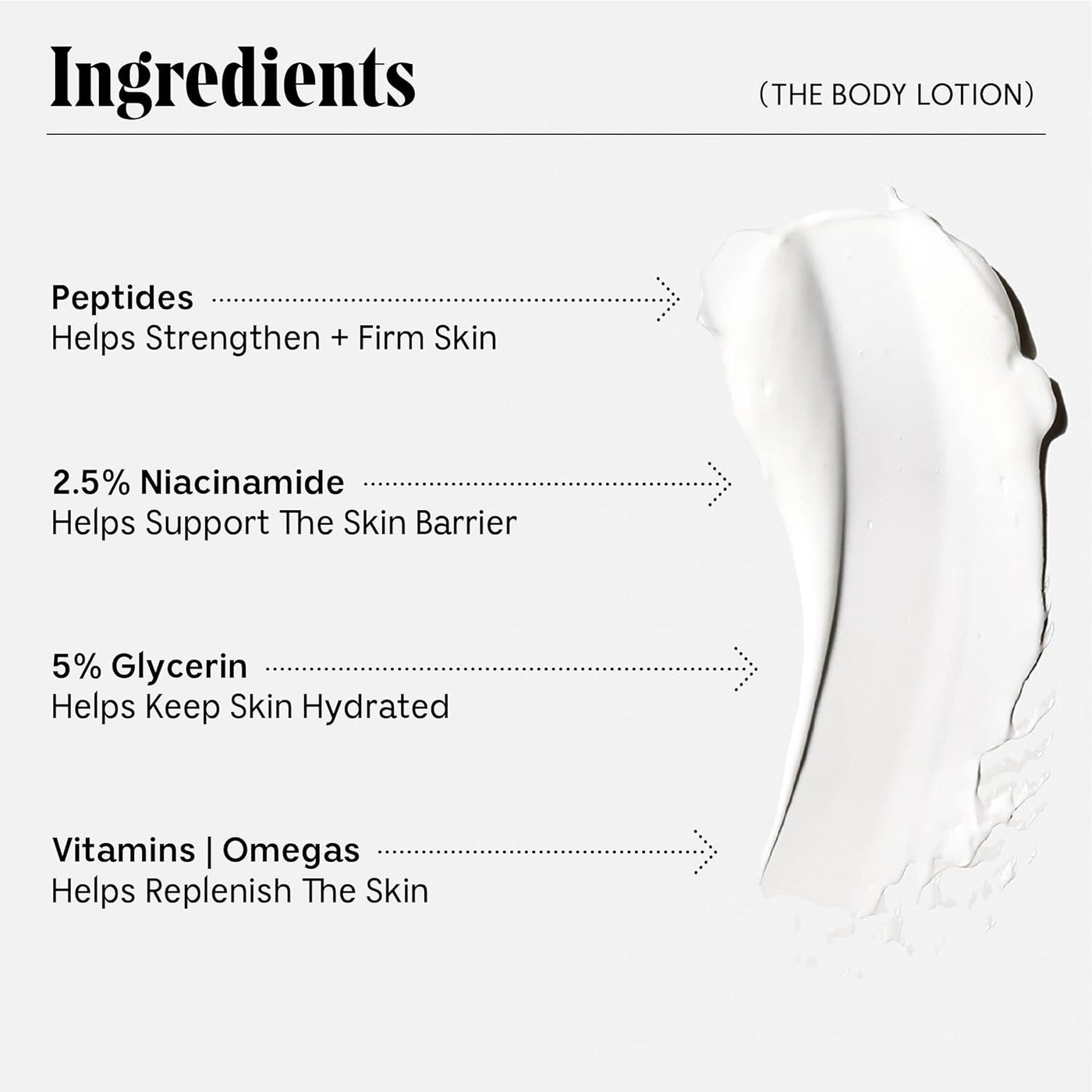 Nécessaire Firming Body Lotion - 5 Peptides, Niacinamide, Vitamin C/E, 200ml/6.8 fl oz, Fragrance-Free/