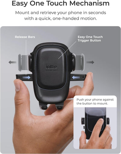 iOttie Easy One Touch 6 Car Mount - Dashboard & Windshield Phone Holder, Universal for Smartphones"