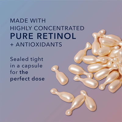 RoC Retinol Correxion Night Serum - Daily Line Smoothing Treatment, 30 Capsules, 0.35 oz