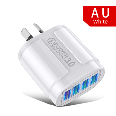 Single-port Fast Charging Smart Phone Plastic Charger Multi-Specification