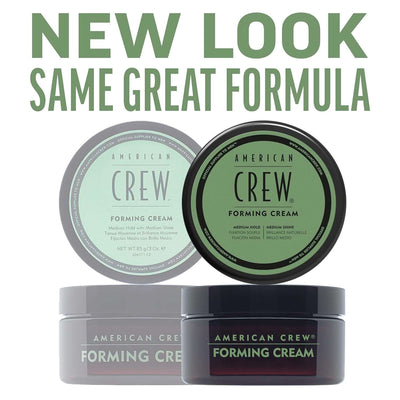 American Crew Men's Forming Cream - Medium Hold, Medium Shine, 3 Oz