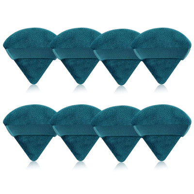 8 Pieces Triangle Powder Puff Face Soft Triangle Makeup Puff Velour Cosmetic Foundation Blender Sponge Beauty Makeup Tools