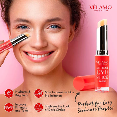 Retinol Eye Stick - Anti-Aging Cream, Reduces Lines, Dark Circles, Visible Results in 3-4 Weeks