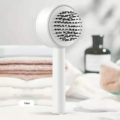 One-key Self-cleaning Hair Brush Anti-Static Airbag Massage Comb