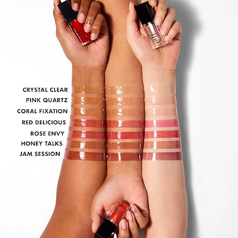 Glow Reviver Lip Oil, Nourishing Tinted Lip Oil For A High-shine Finish, Infused With Jojoba Oil, Vegan & Cruelty-free, Pink Quartz