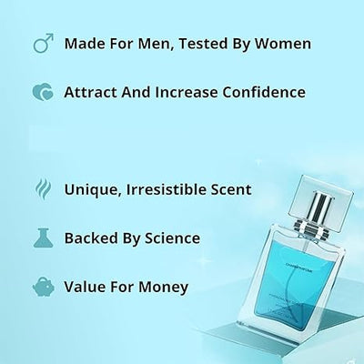 LINSETING Cupid Charm Toilette for Men (Pheromone-Infused) - Cupid Hypnosis Cologne Fragrances for Men (1Bottle)