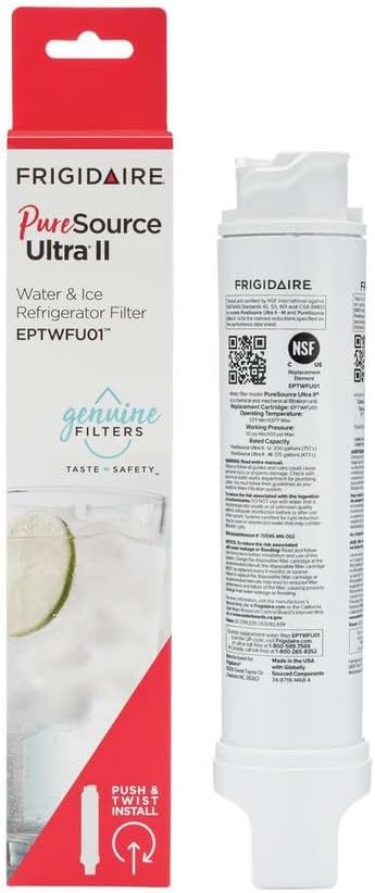 Frigidaire EPTWFU01 Water Filtration Filter, 1 Count, White