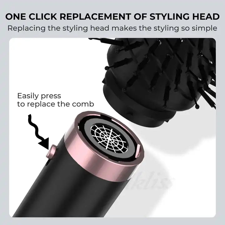 6 In 1 High Power Foldable Hot Air Hair Styler Dryer
