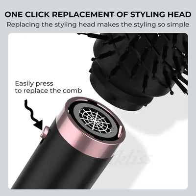 6 In 1 High Power Foldable Hot Air Hair Styler Dryer