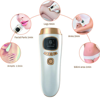 Portable Beauty Equipment LED Laser Hair Removal Ice Cool IPL Home Permanent Hair Removal