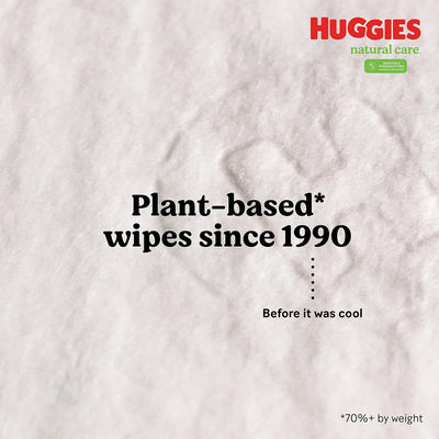 Huggies Natural Care Sensitive Baby Wipes, Hypoallergenic, 99% Purified Water, 3 Refill Packs (624 Wipes Total)