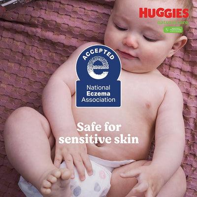 Huggies Natural Care Sensitive Baby Wipes, Hypoallergenic, 99% Purified Water, 3 Refill Packs (624 Wipes Total)