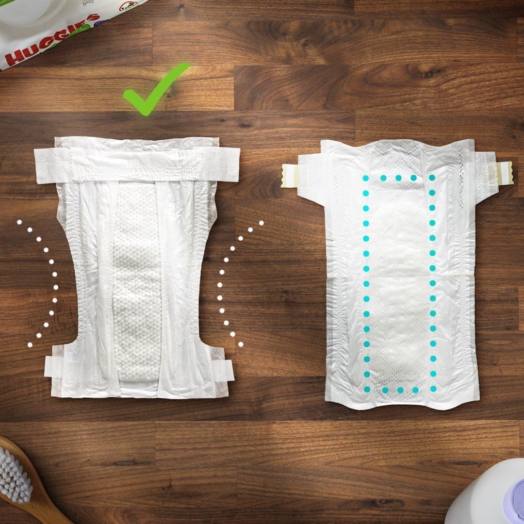 Huggies Size 1 Diapers, Little Snugglers Diapers, Size 1 (8-14 lbs), 198 Ct (6 packs of 33), Newborn