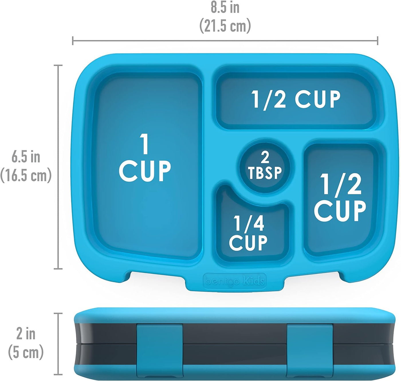 Bentgo® Kids Prints Leak-Proof, 5-Compartment Bento-Style Kids Lunch Box - Ideal Portion Sizes for Ages 3 to 7 - BPA-Free, Dishwasher Safe, Food-Safe Materials (Dinosaur)