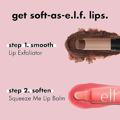 e.l.f. Squeeze Me Lip Balm, Moisturizing Lip Balm For A Sheer Tint Of Color, Infused With Hyaluronic Acid, Vegan & Cruelty-free, Strawberry