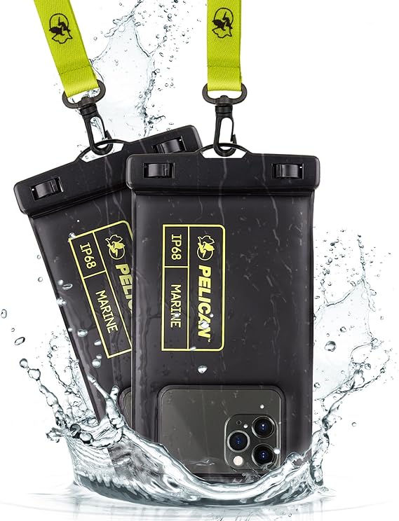 IP68 Waterproof Phone Pouch for iPhone and Samsung - Floating Case with Detachable Lanyard