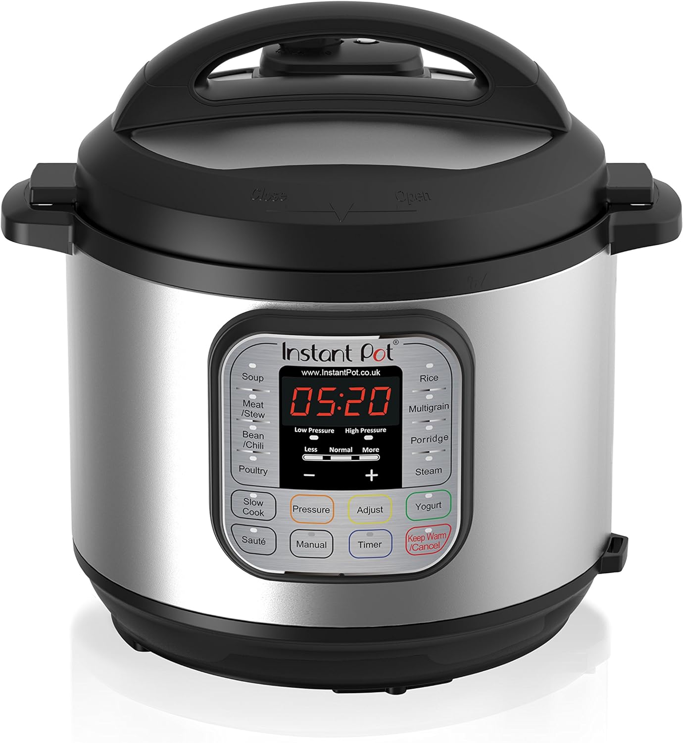 Instant Pot Duo 7-in-1 Electric Pressure Cooker, Slow Cooker, Rice Cooker, Steamer, Sauté, Yogurt Maker, Warmer & Sterilizer, Includes App With Over 800 Recipes, Stainless Steel, 6 Quart