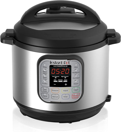 Instant Pot Duo 7-in-1 Electric Pressure Cooker, Slow Cooker, Rice Cooker, Steamer, Sauté, Yogurt Maker, Warmer & Sterilizer, Includes App With Over 800 Recipes, Stainless Steel, 6 Quart