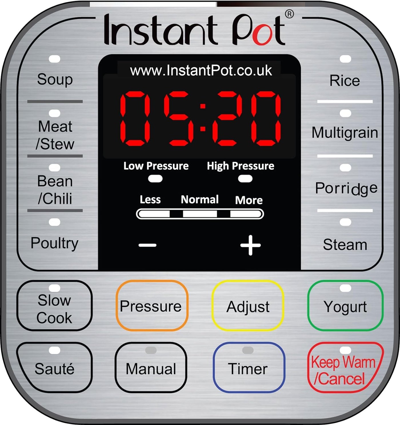 Instant Pot Duo 7-in-1 Electric Pressure Cooker, Slow Cooker, Rice Cooker, Steamer, Sauté, Yogurt Maker, Warmer & Sterilizer, Includes App With Over 800 Recipes, Stainless Steel, 6 Quart
