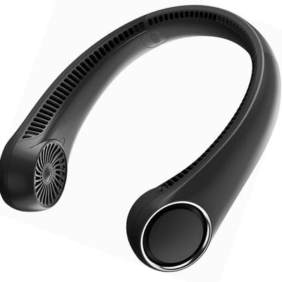 Portable Neck Fan - Hands-Free Personal Cooling Device with Dual Fans