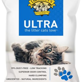 Dr. Elsey’s Premium Clumping Cat Litter - Ultra - 99.9% Dust-Free, Low Tracking, Hard Clumping, Superior Odor Control, Unscented & Natural Ingredients