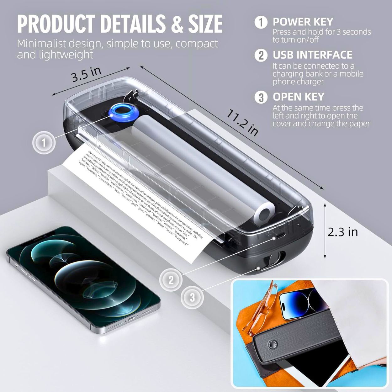 Portable Mini Printer